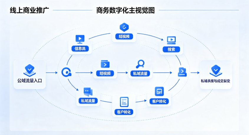 孟村回族自治县线上商业推广怎么做？全域流量闭环搭建与低成本转化实战指南
